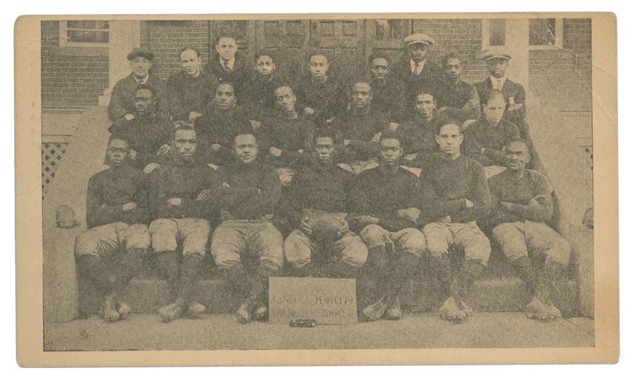 1923 Negro Football Postcard