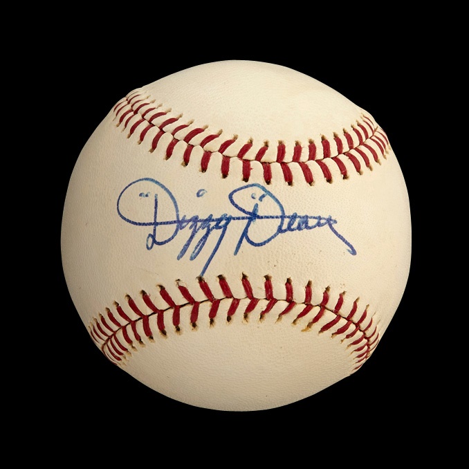 Red Schoendienst Baseballs & Autographs - Mint Dizzy Dean Single-Signed Baseball