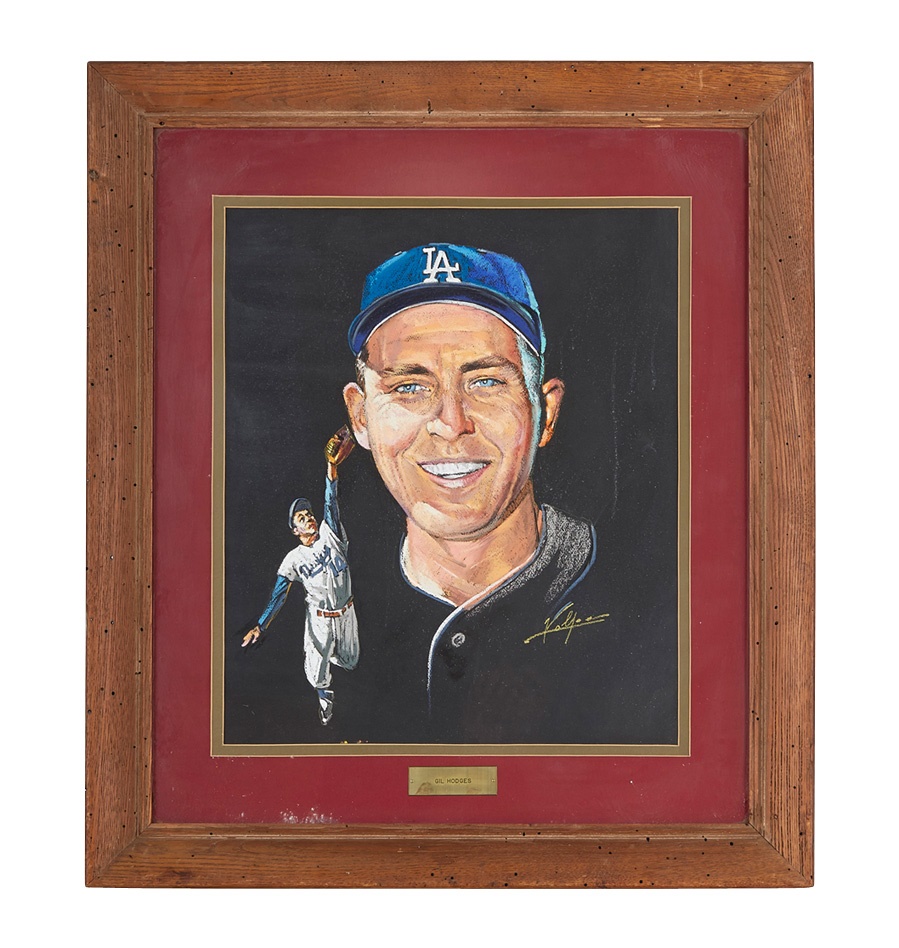 Sports Fine Art - Gil Hodges By Nicholas Volpe
