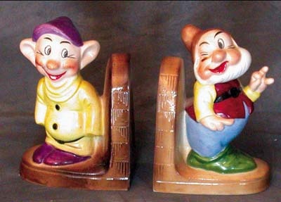 - Snow White's Dwarves Bookends