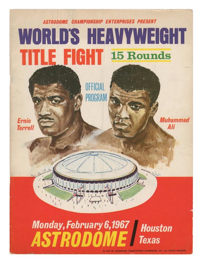 Muhammad Ali & Boxing - Collection of 1960's Cassius Clay / Muhammad Ali On-Site Fight Programs (5)