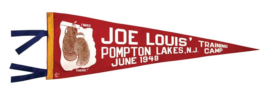 Muhammad Ali & Boxing - 1948 Joe Louis Pompton Lakes Pennant