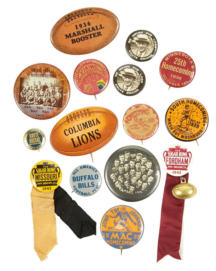 - Exceptional Football Pin Collection (16)