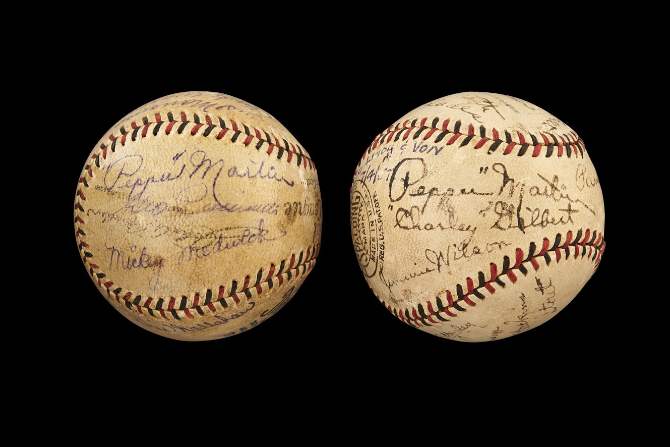Baseball Autographs - 1931 and 1932 St. Louis Cardinals Team-Signed Baseballs