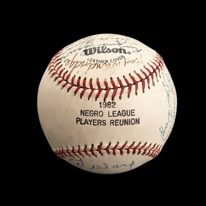 Negro Leaguers Signed Baseball with Willard Brown