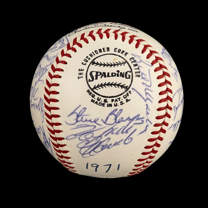 Baseball Autographs - 1971 World Champion Pittsburgh Pirates Team-Signed Baseball