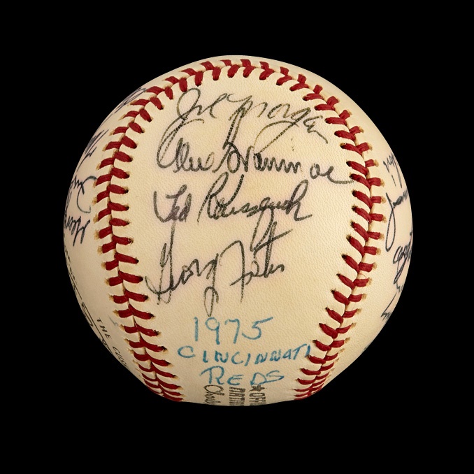 Baseball Autographs - 1975 World Champion Cincinnati Reds Team-Signed Baseball