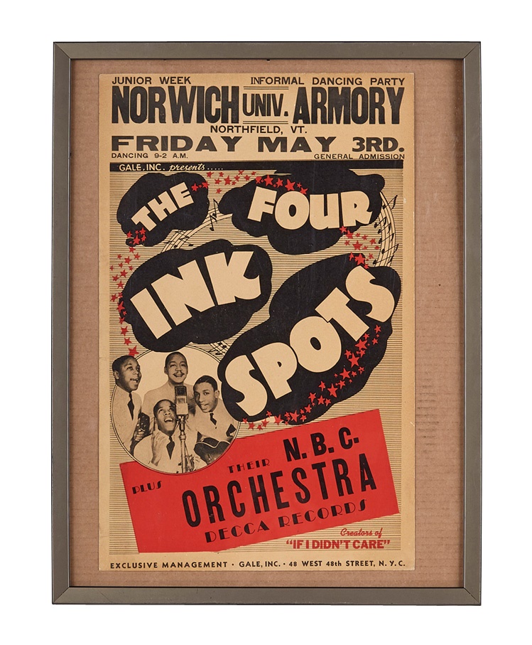 The Four Ink Sports Concert Poster