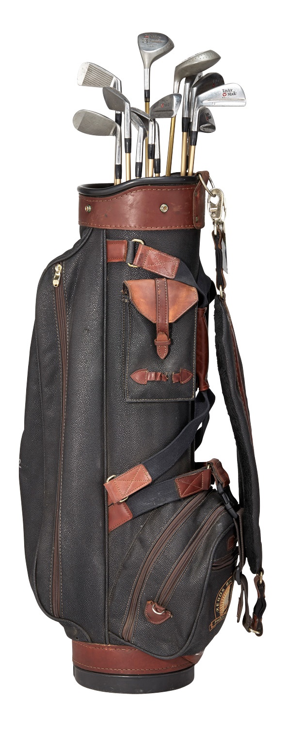 Bill Russell's Personal Golf Bag and Clubs