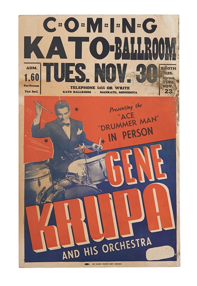 1940s Gene Krupa "Swing" Poster