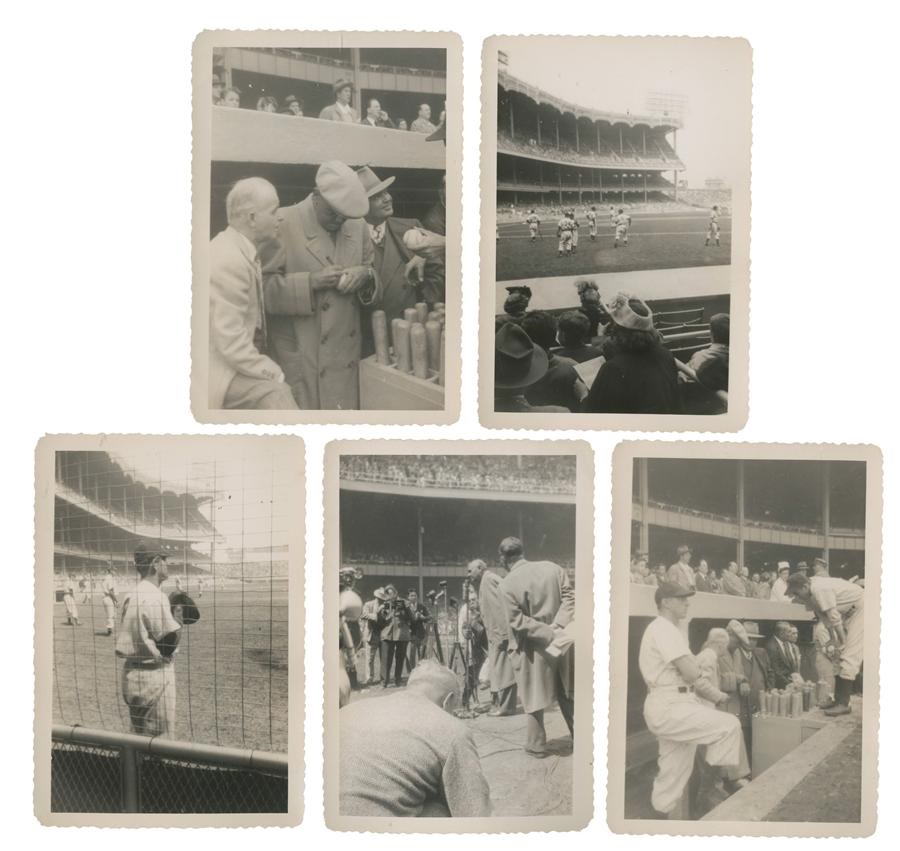 - Collection of Snapshots From Babe Ruth Day 1948 (5)