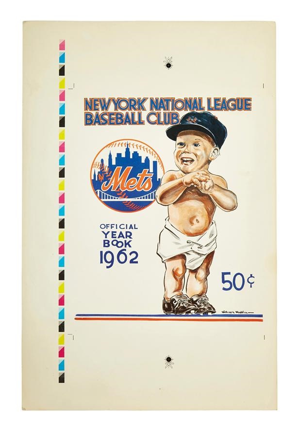 - 1962 New York Mets Yearbook Proof Cover