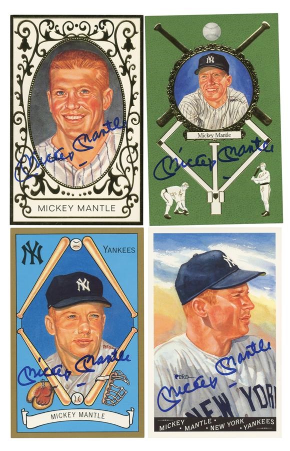 Baseball Autographs - Perez-Steele Signed Master Works Set