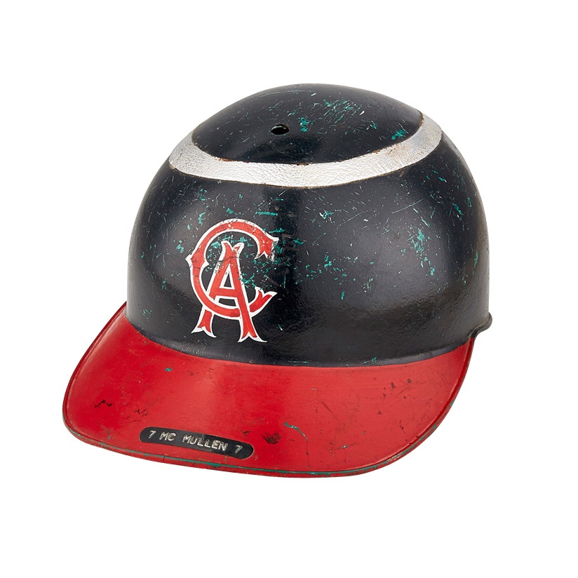 Baseball Equipment - 1970s California Angels "Halo" Helmet