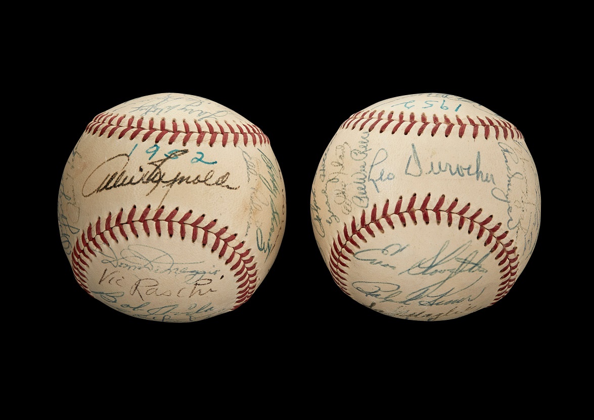 - 1952 National and American League All-Star Team-Signed Baseballs