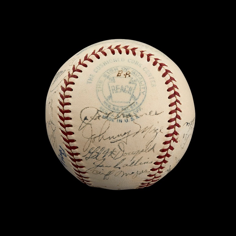 Baseball Autographs - 1951 World Champion New York Yankees Team-Signed Baseball