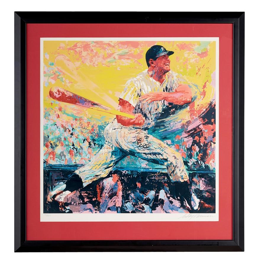 - Mickey Mantle Serigraph by Leroy Neiman