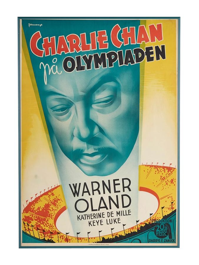 1937 Charlie Chan at the Olympics Movie Poster