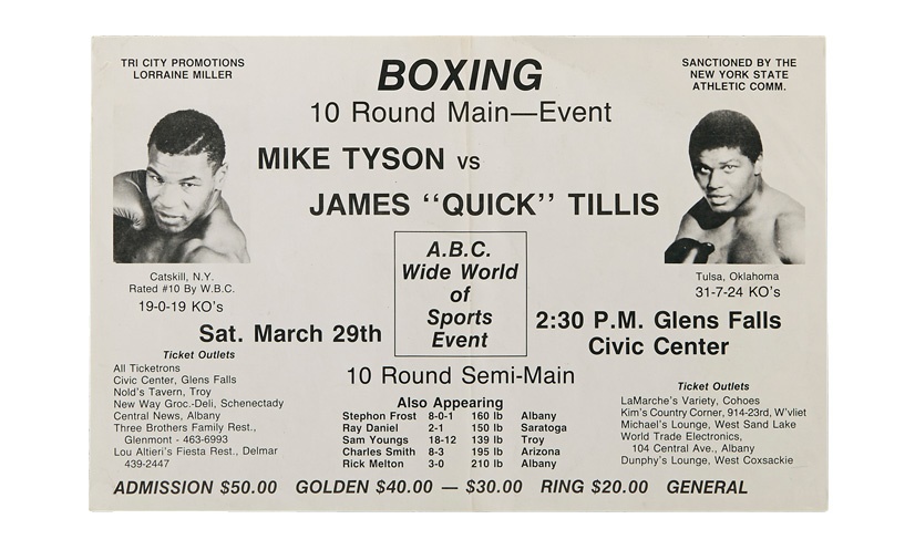 Muhammad Ali & Boxing - Tyson-Tillis On-Site Poster