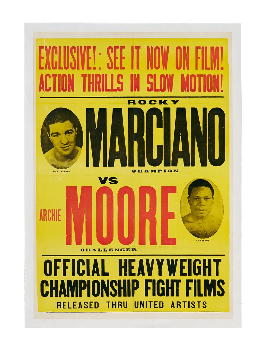 Muhammad Ali & Boxing - Rocky Marciano vs. Archie Moore Fight Film Poster