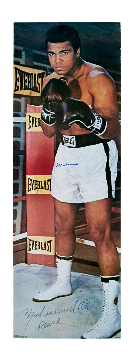 Muhammad Ali & Boxing - Muhammad Ali Signed  Boxing Poster
