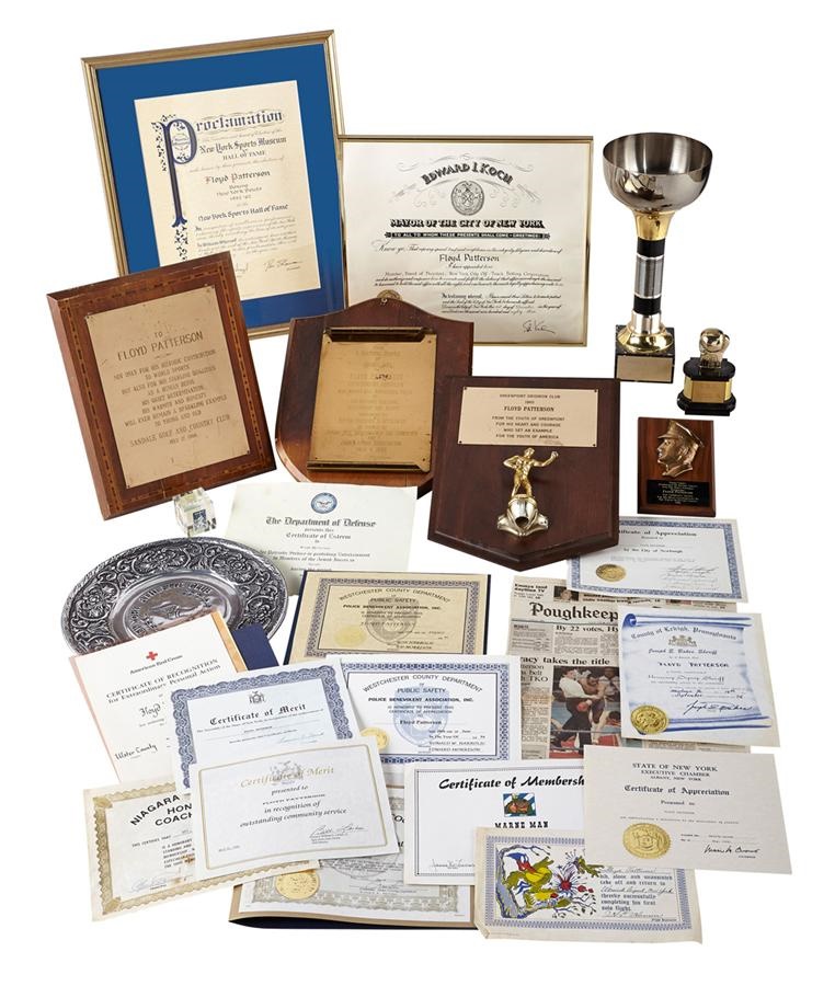 - Floyd Patterson Plaques & Awards (12)