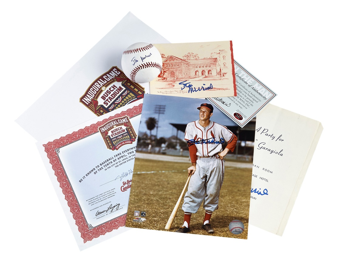 Stan The Man - Stan Musial Signed Items (5)