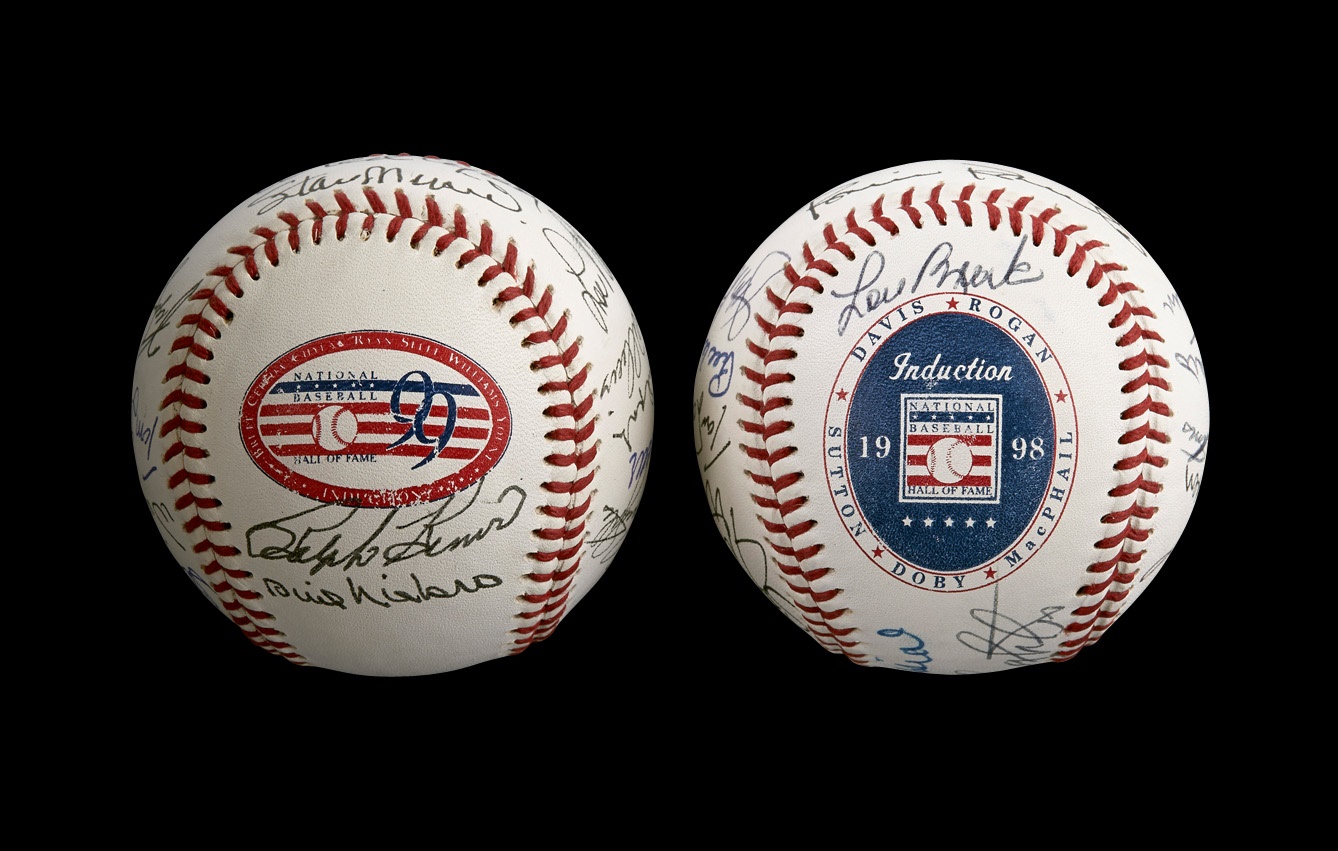 Hall of Fame Induction Signed Baseballs (2)