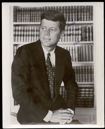 - JFK Signed Photograph as Senator