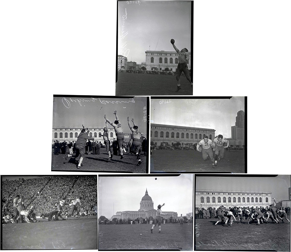 The San Francisco Examiner Collection - 1934 Chicago Bears Vs. West All Stars Original Negatives (32)