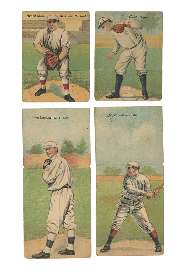 - 1911 T201 Collection Including Cobb & Mathewson (6)