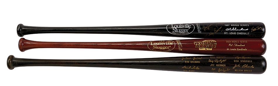 - Three World Series Bats