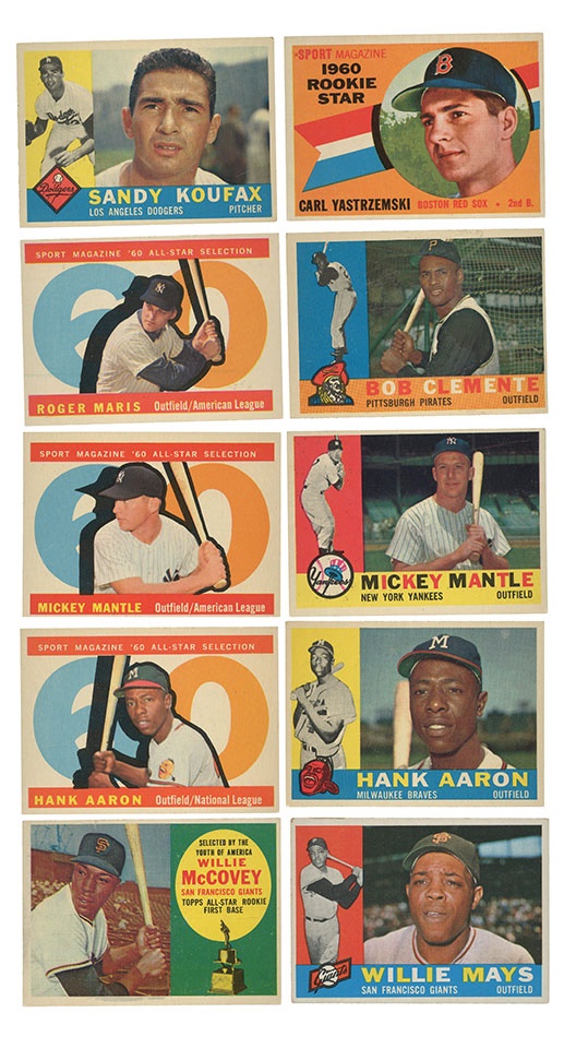 - 1960 Topps Baseball Card Complete Set