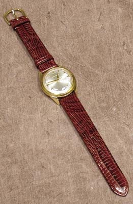 - 1961 Johnny Mize Presentational Wrist Watch from Charles Finley