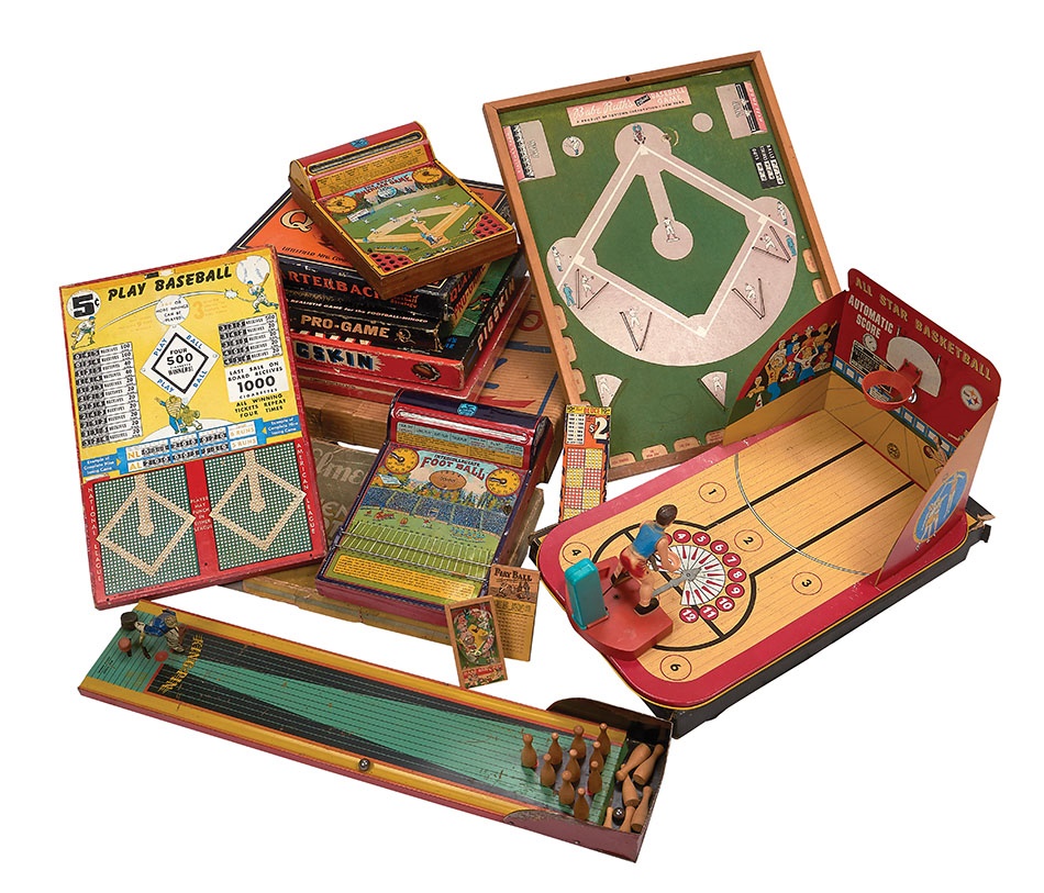 - Huge Antique Sports Game Collection (16  pieces)