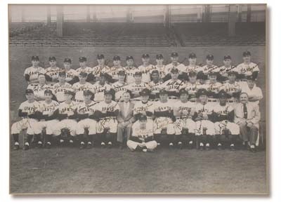 - 1954 New York Giants Team Signed Photograph (14x17" framed)
