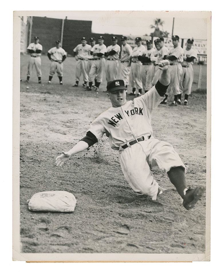 - One of the Earliest Mickey Mantle Yankee Photos