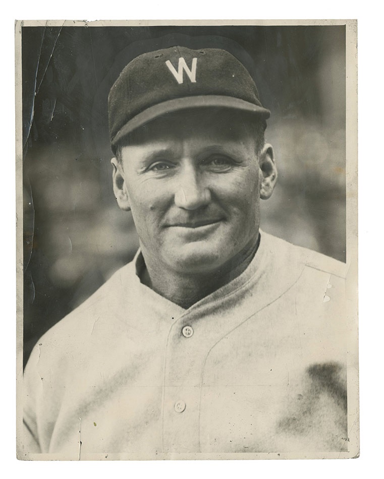 - 1934 Walter Johnson "Managerial Smile" by Charles Conlon