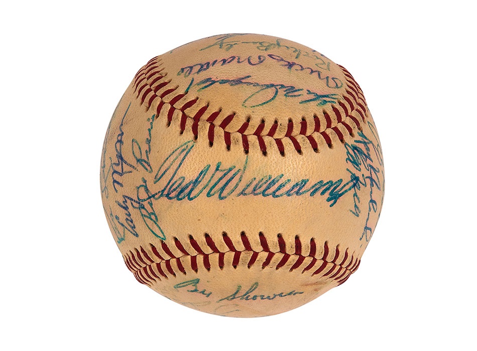 - 1958 American League All-Star Team Signed Baseball