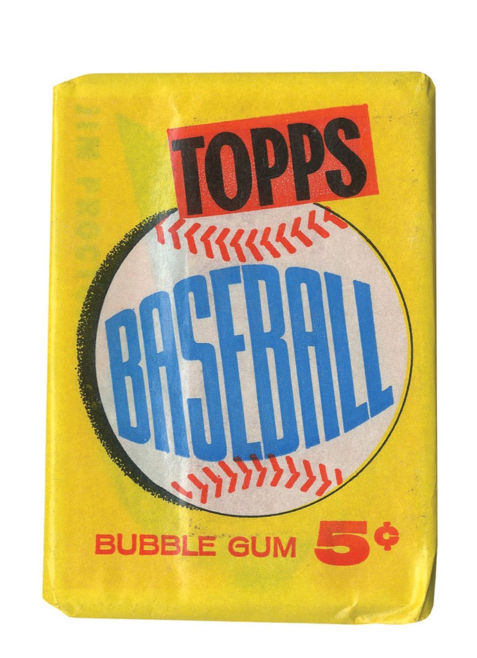 - 1960 Topps Baseball Unopened 5 Cent Wax Pack Series 2