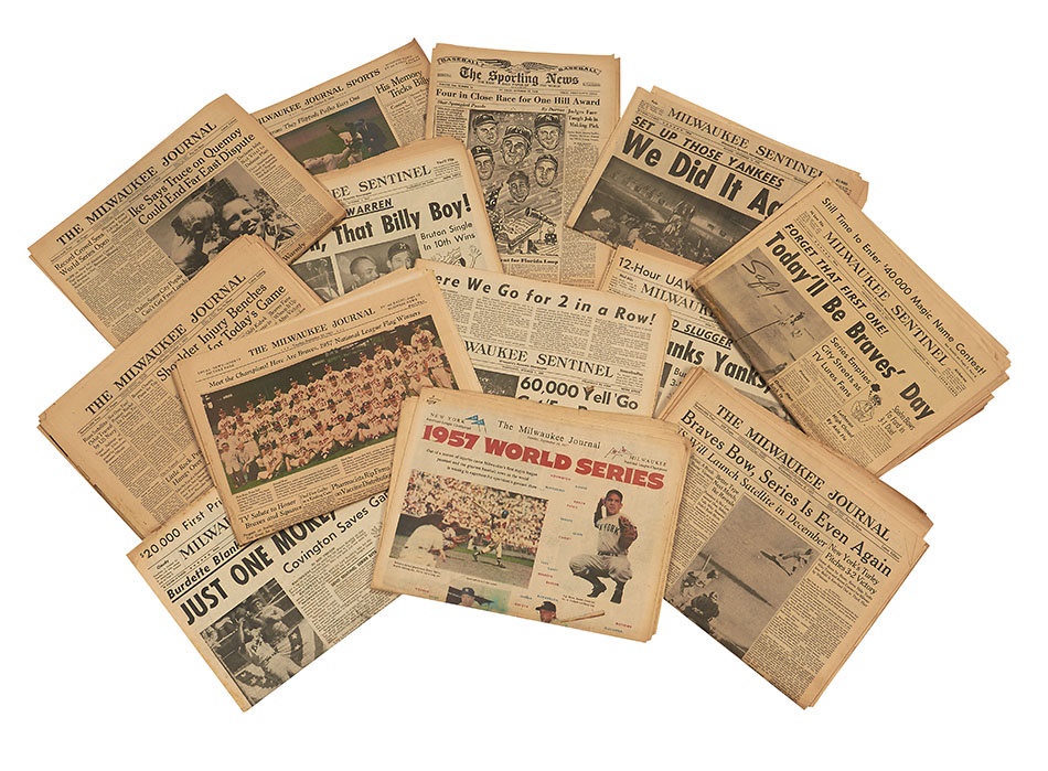 Red Schoendienst Collection Part II - The Life of Red Huge Collection of Scrapbooks & Newspapers