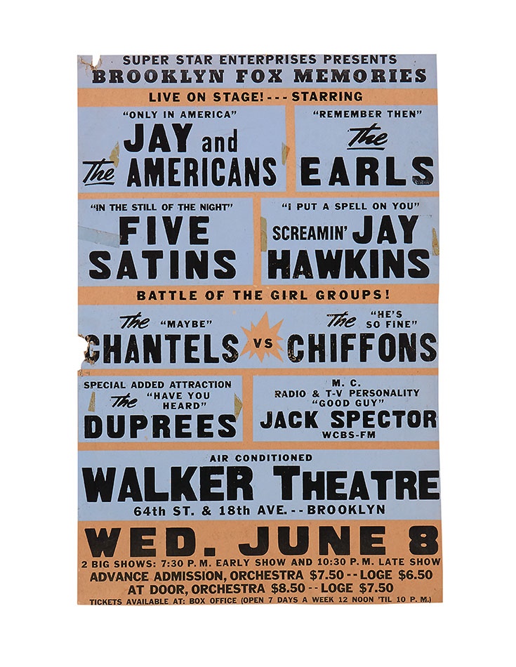 - Brooklyn's Walker Theater Concert Poster