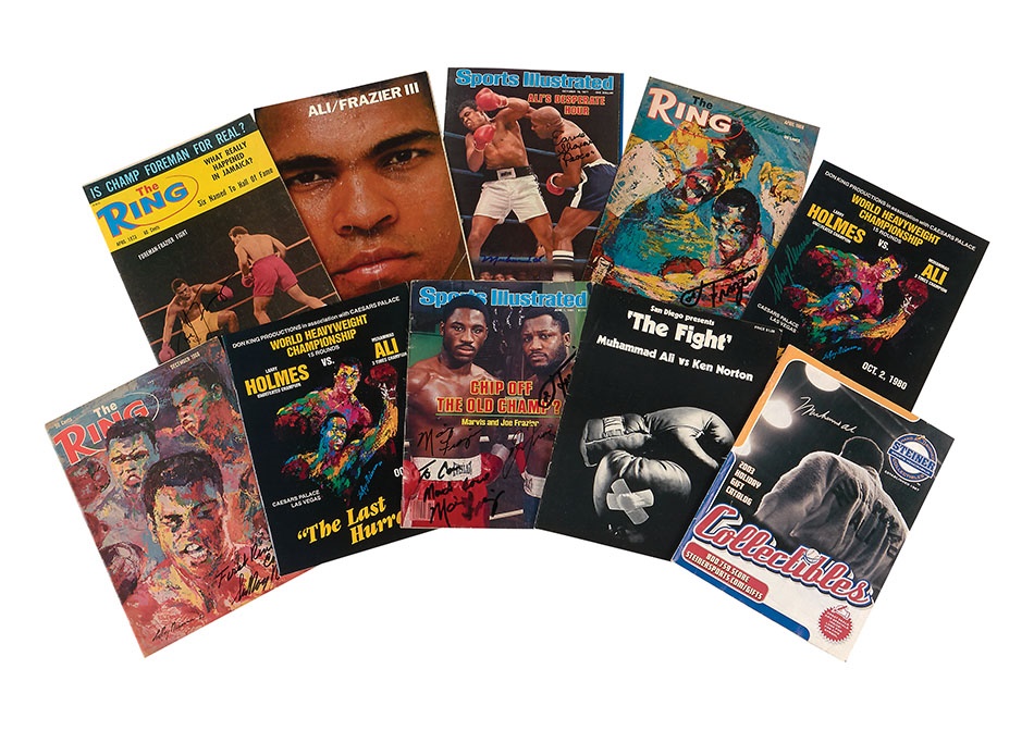 - Collection of Magazines Relating To Ali, Frazier or Neiman (10)