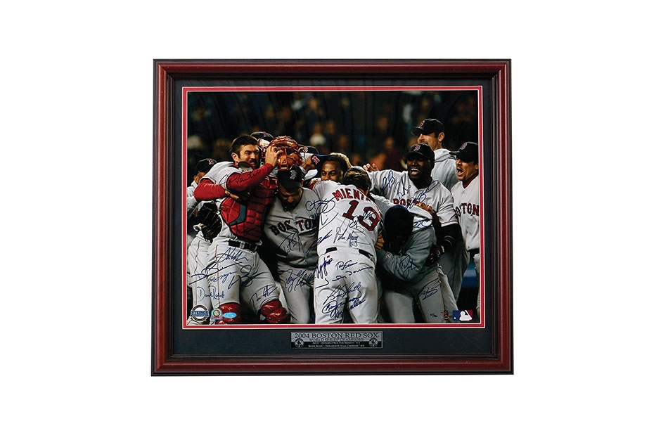 - 2004 Red Sox World Champions Team-Signed Photograph