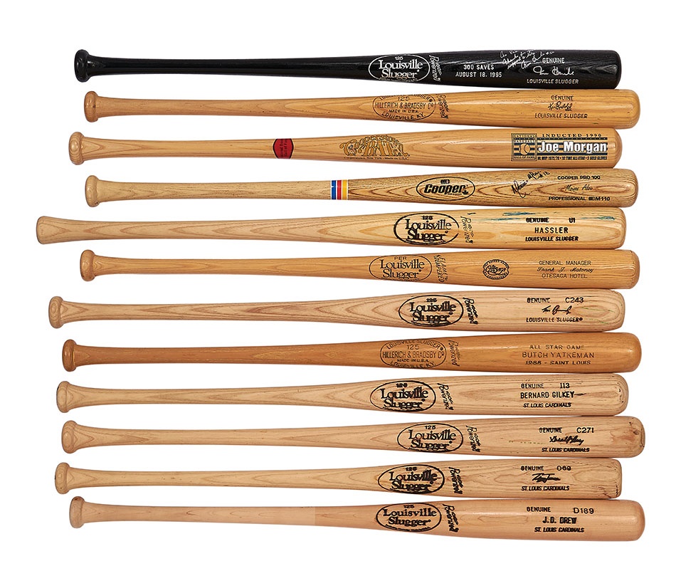 Red Schoendienst Collection Part II - Collection of Game Model Bats (12)