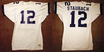 - 1975 Roger Staubach Jersey Worn in the Famed "Hail Mary" Game
