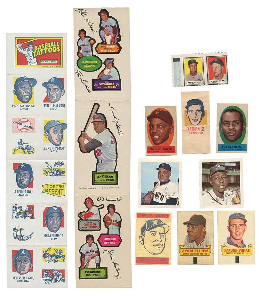 - 1960s Baseball Stamps, Rub-Offs, Tattoos and Decals Collection (875+)