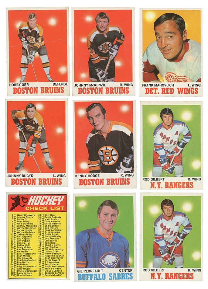 - 1968-1972 Shoebox Hockey Card Collection  (275+)