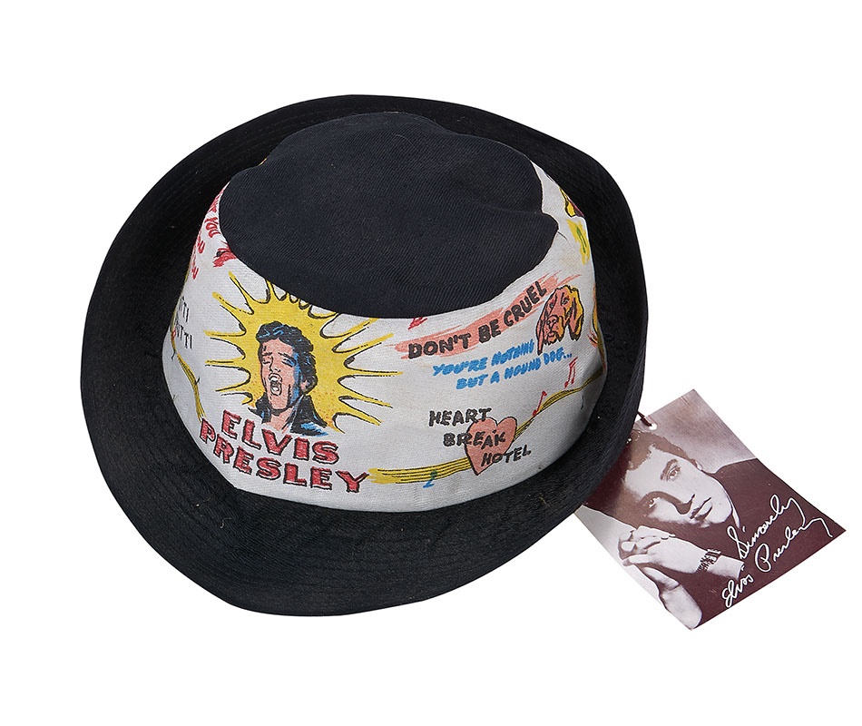 - 1950s Elvis Presley Hat With Original Hang Tag