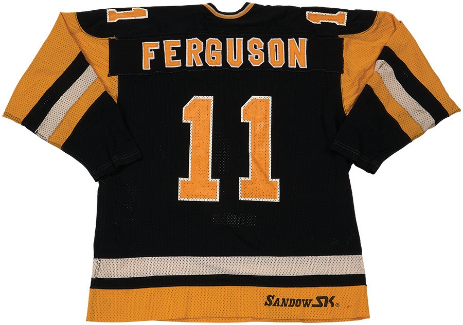 - 1980-81 George Ferguson Pittsburgh Penguins Game Worn Jersey
